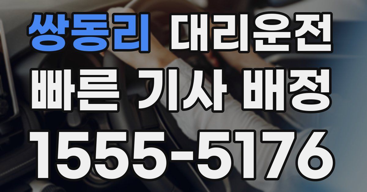 일일대리기사