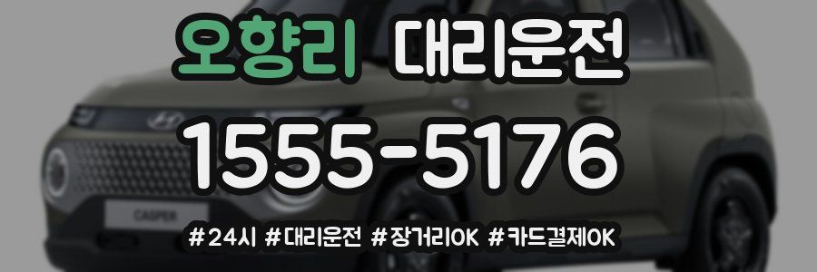 오향리 대리운전