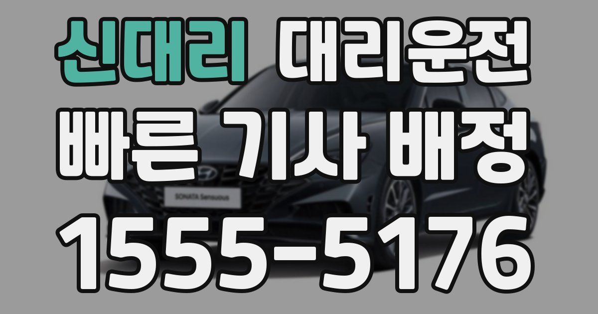 일일대리기사