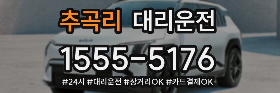추곡리 대리운전