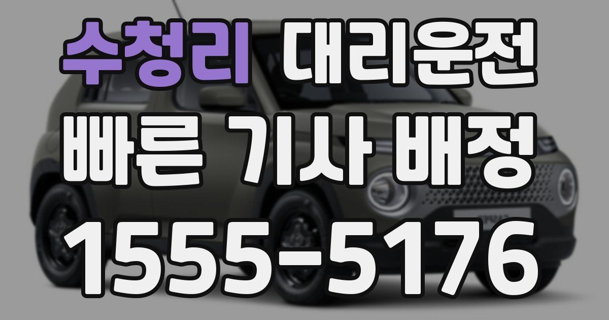 일일대리기사