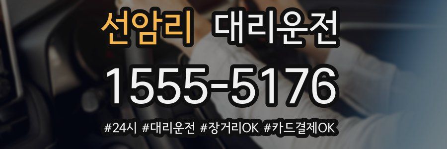 선암리 대리운전