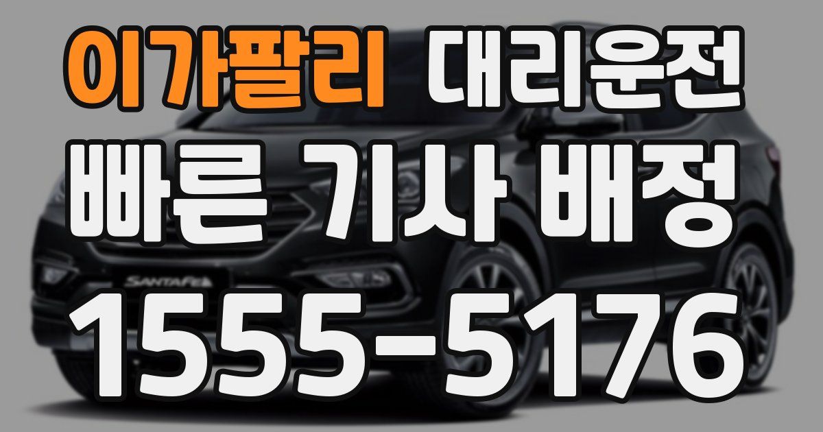 일일대리기사