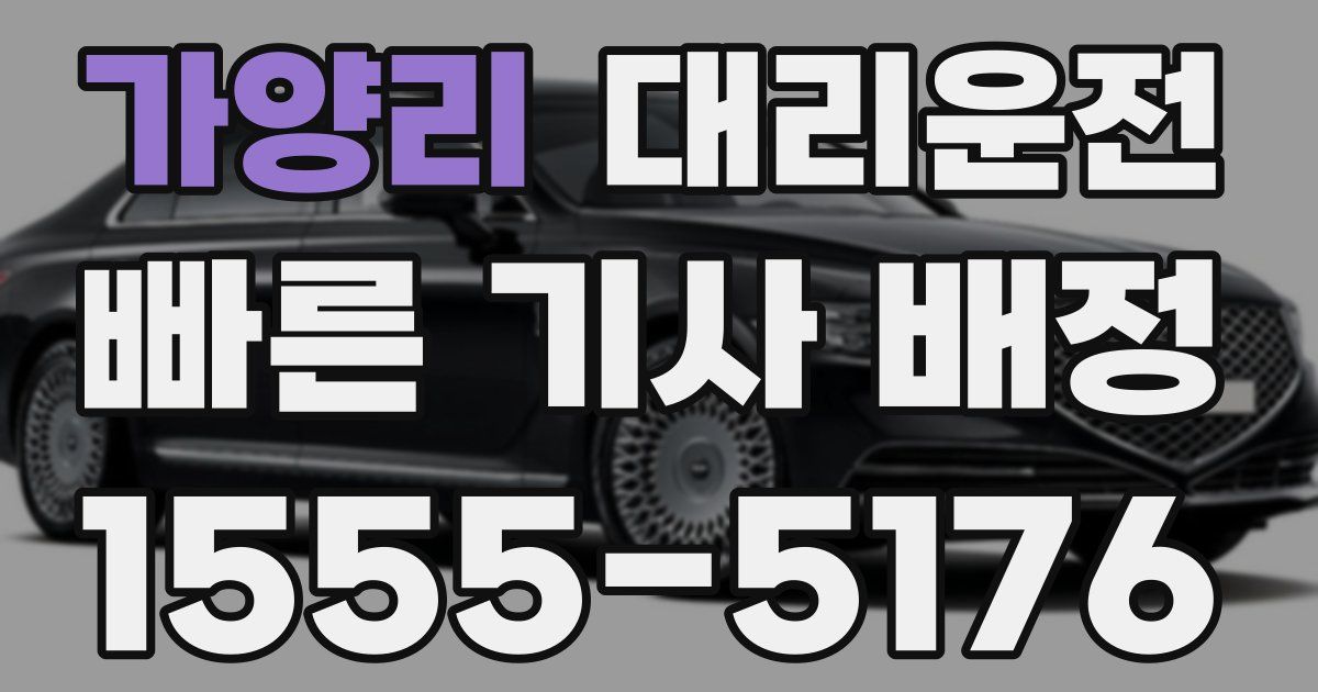 일일대리기사
