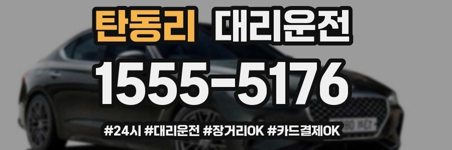 탄동리 대리운전