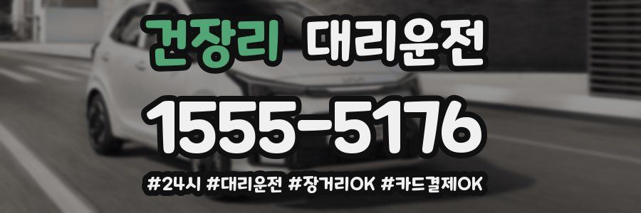 건장리 대리운전