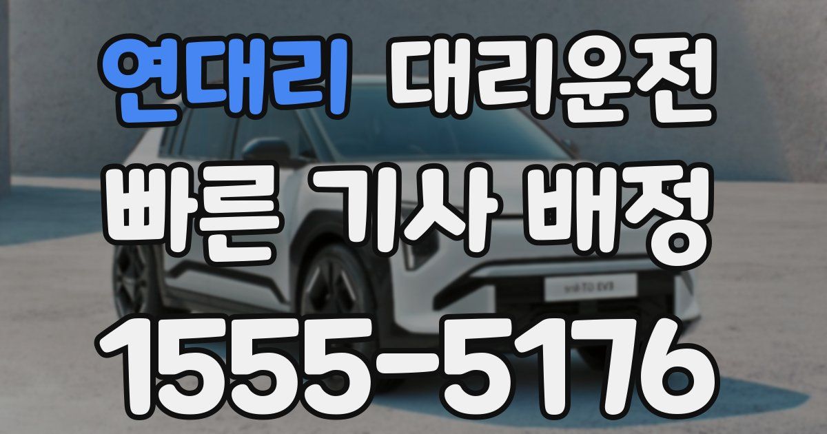 일일대리기사