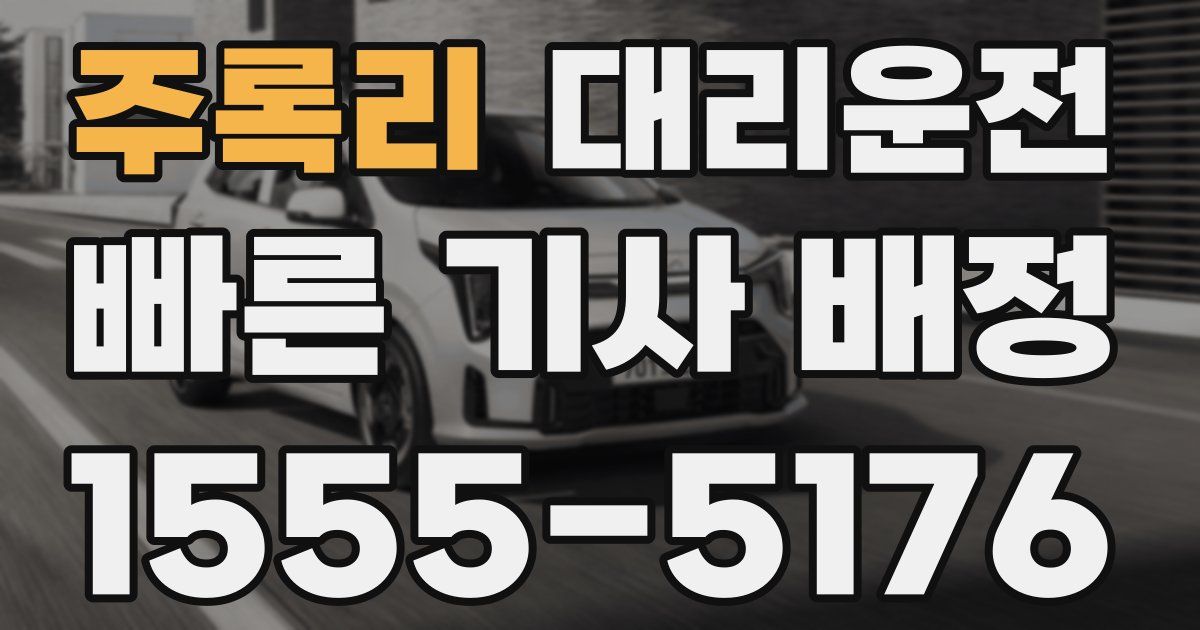 일일대리기사