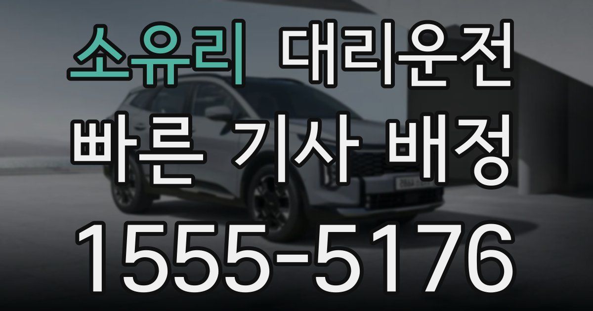 일일대리기사