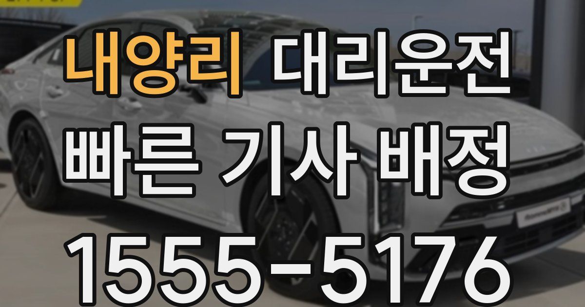 일일대리기사