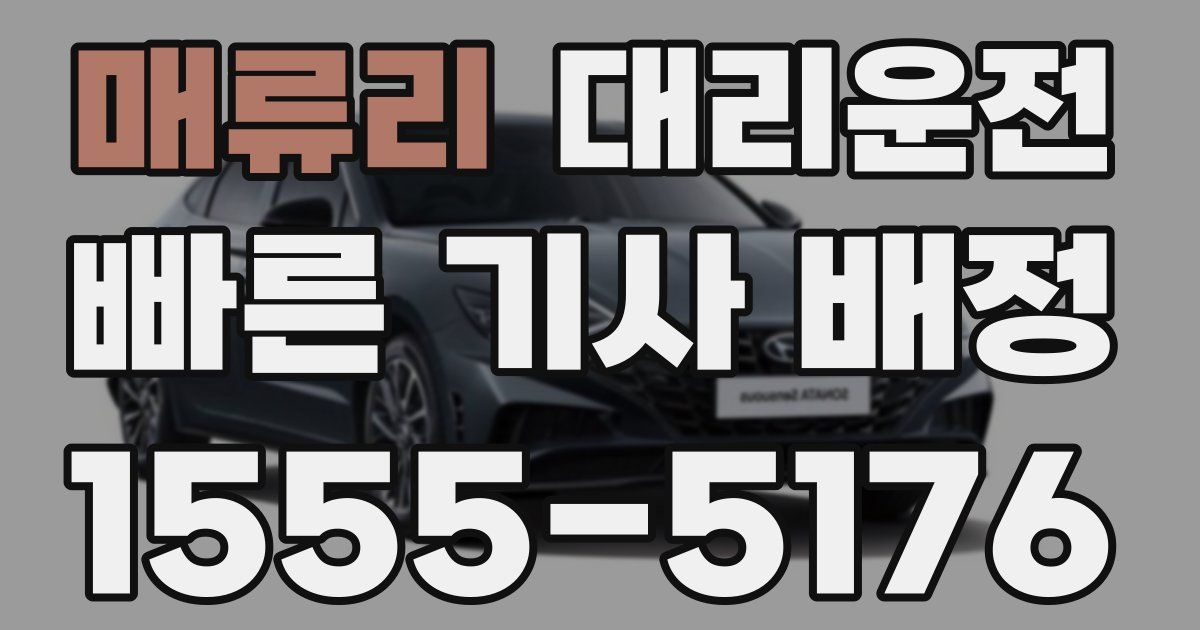 일일대리기사