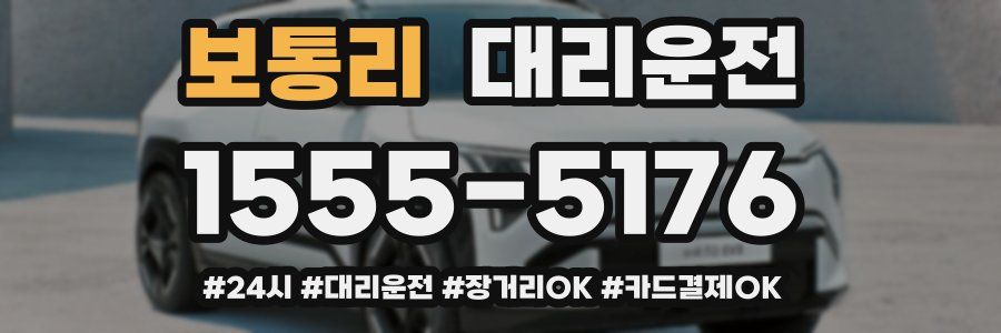 보통리 대리운전