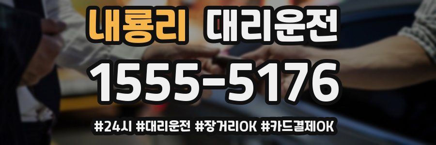 내룡리 대리운전