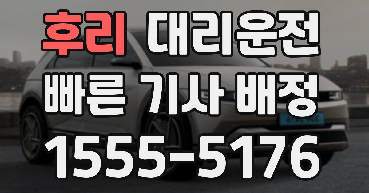 일일대리기사