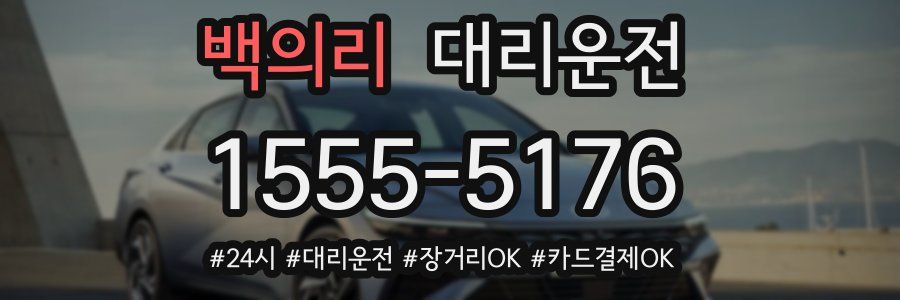 백의리 대리운전