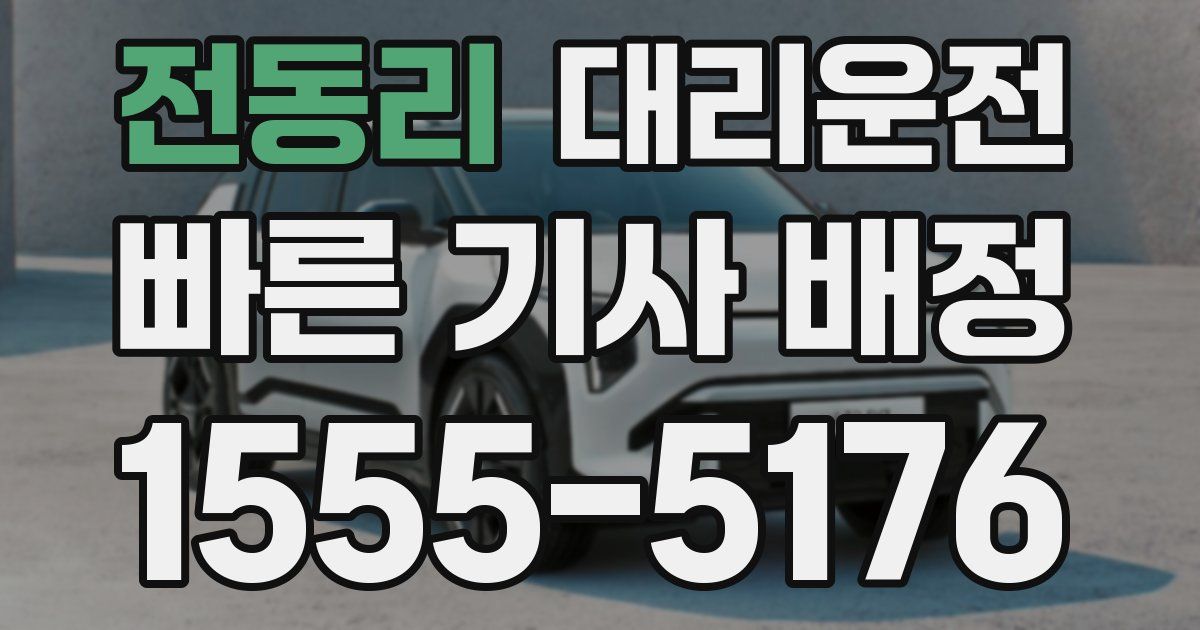 일일대리기사
