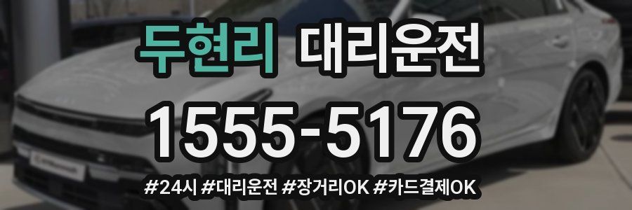 두현리 대리운전