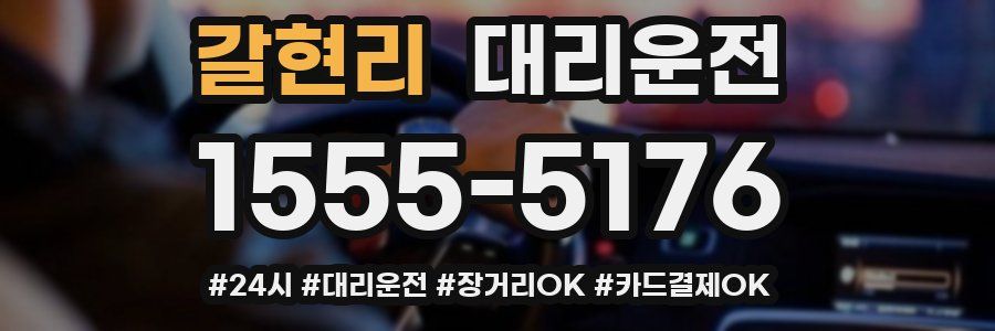 갈현리 대리운전