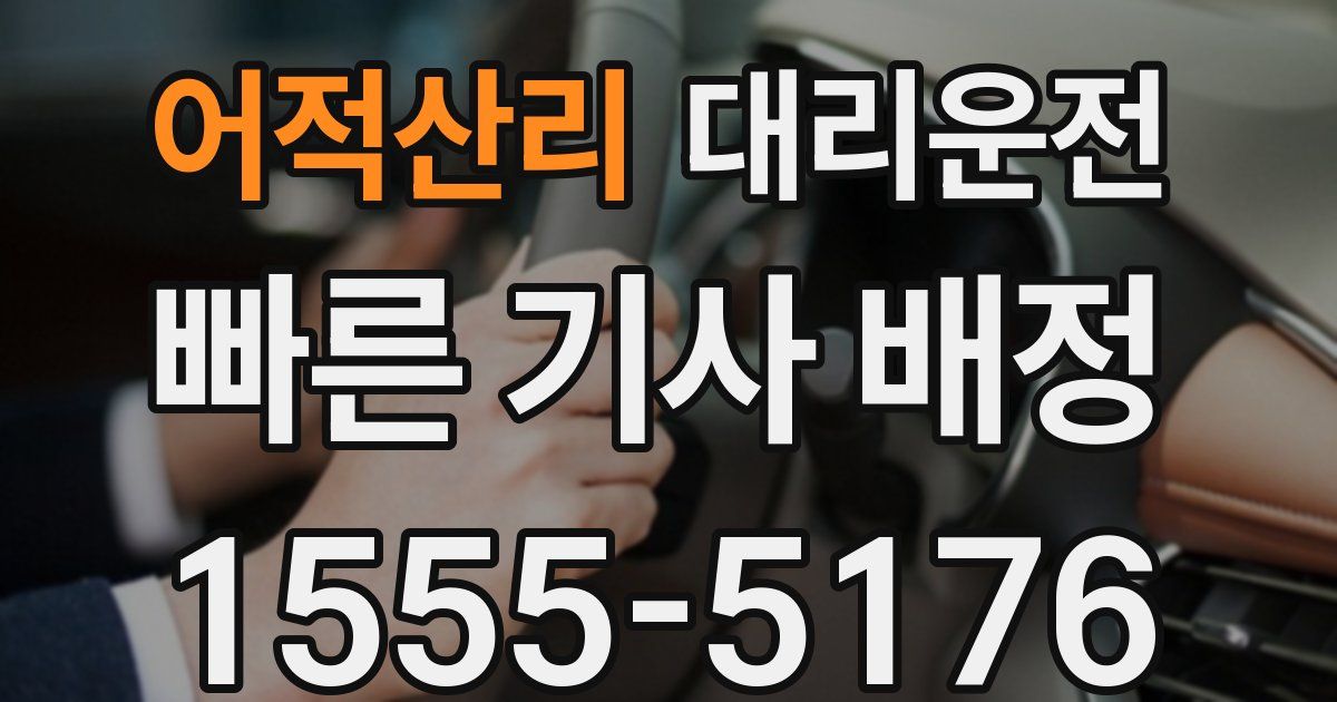 일일대리기사