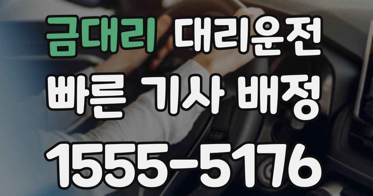 일일대리기사