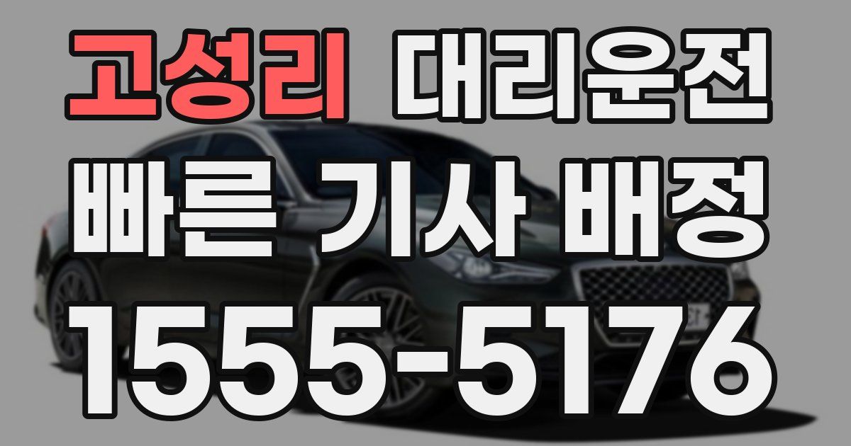 일일대리기사