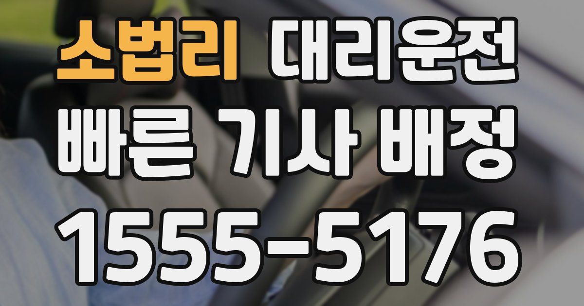 일일대리기사