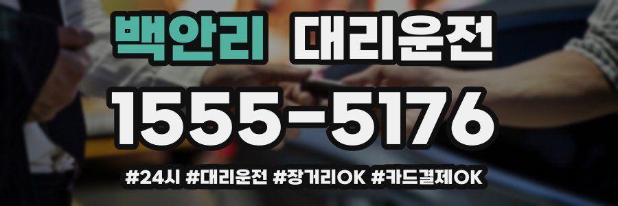 백안리 대리운전