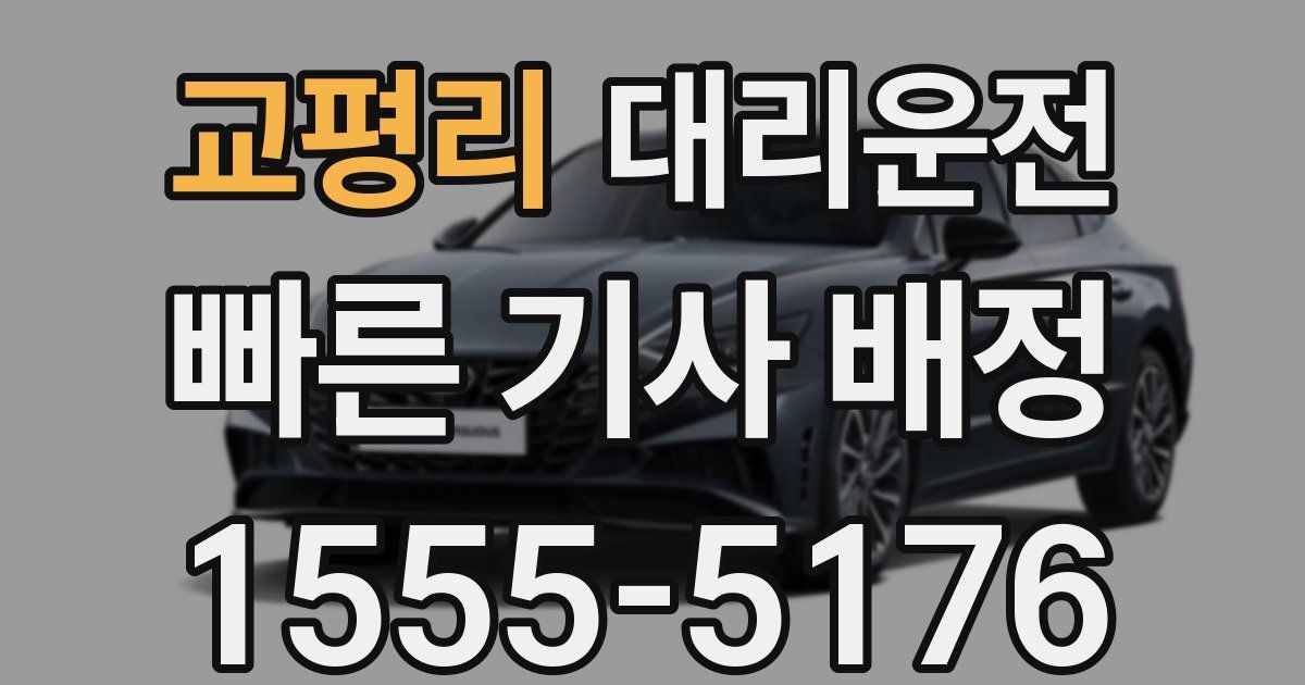 일일대리기사