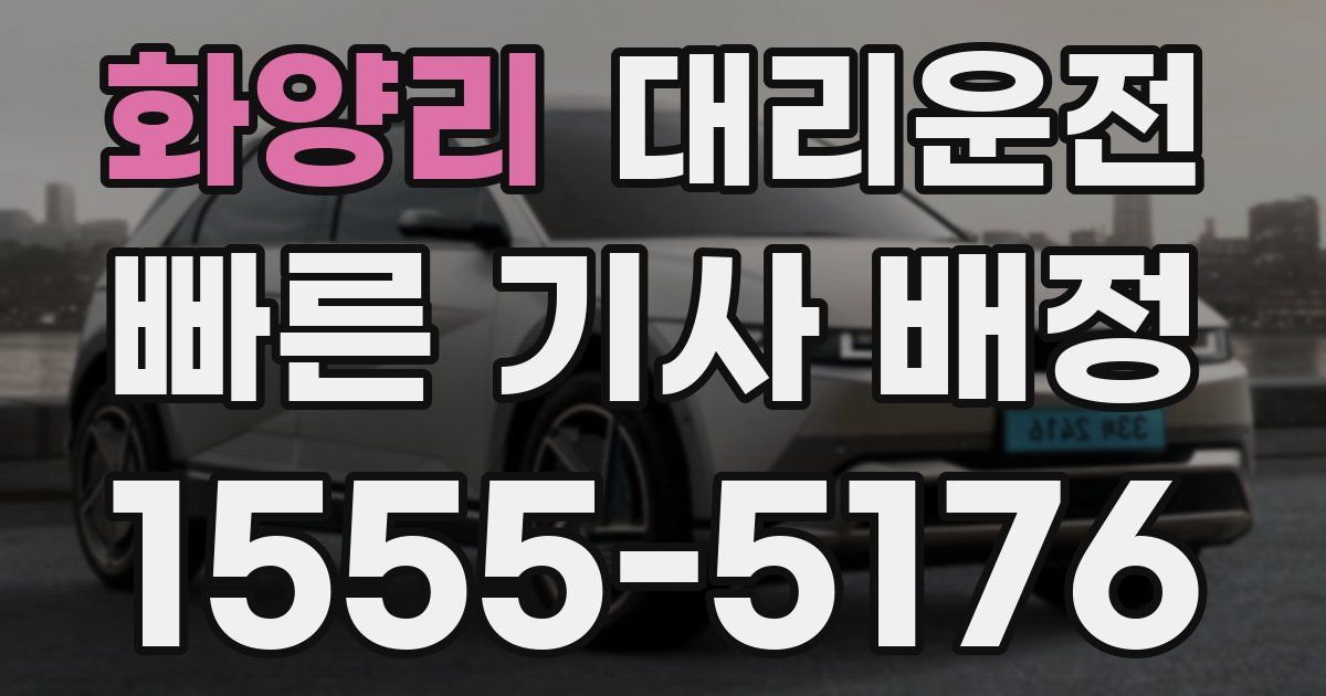 일일대리기사