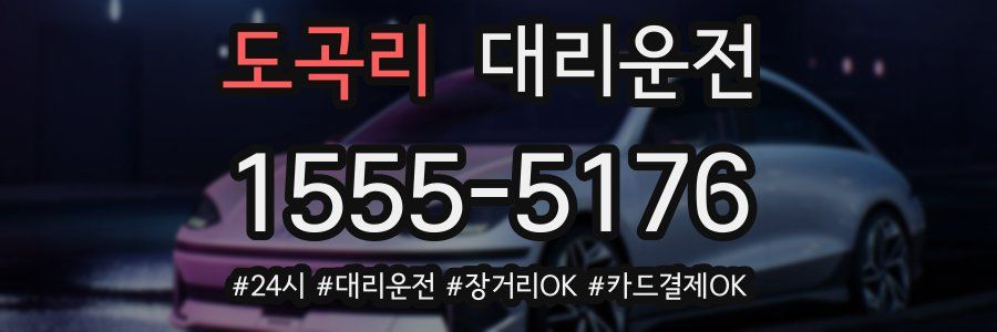 도곡리 대리운전