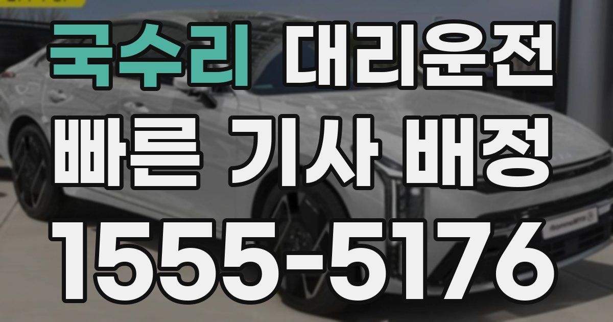 일일대리기사