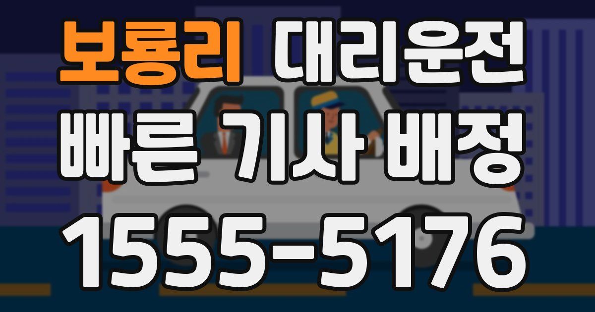 일일대리기사