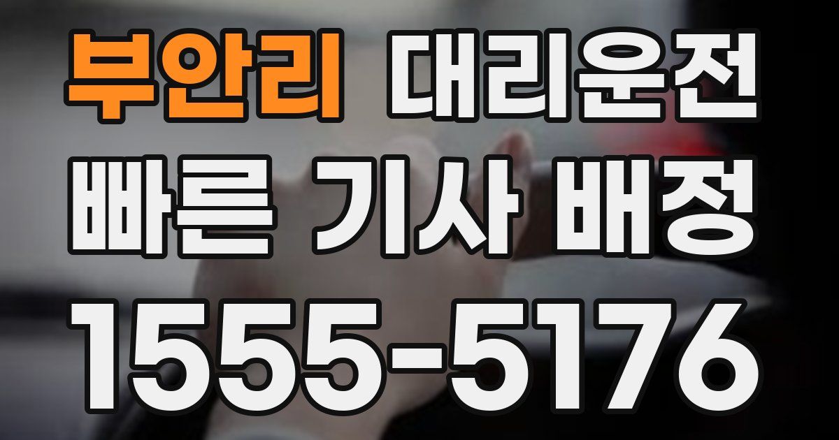 일일대리기사