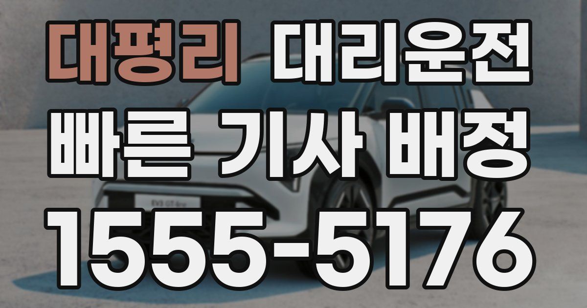 일일대리기사