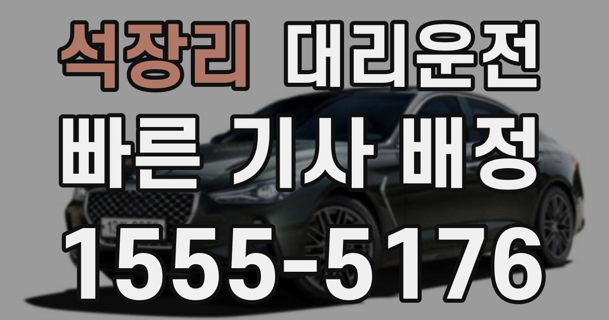 일일대리기사