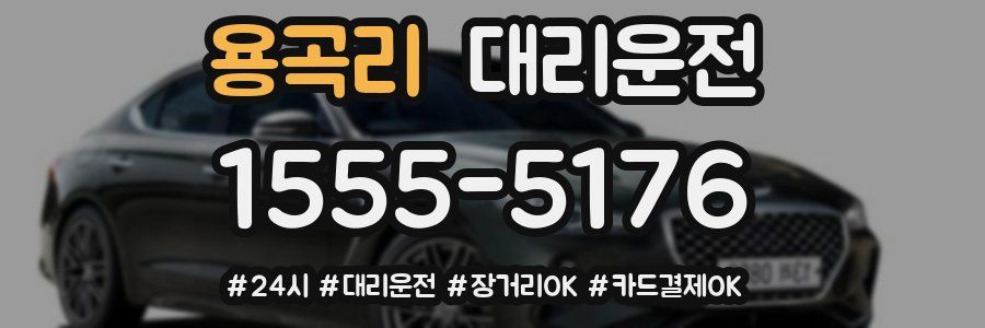 용곡리 대리운전