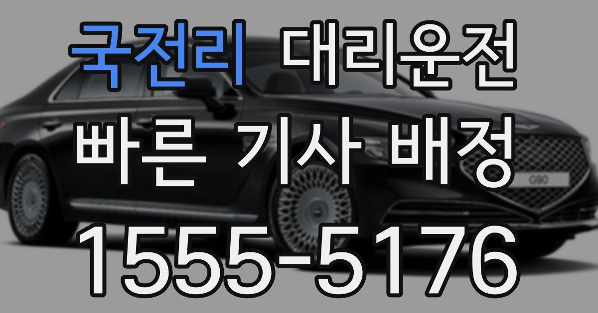일일대리기사