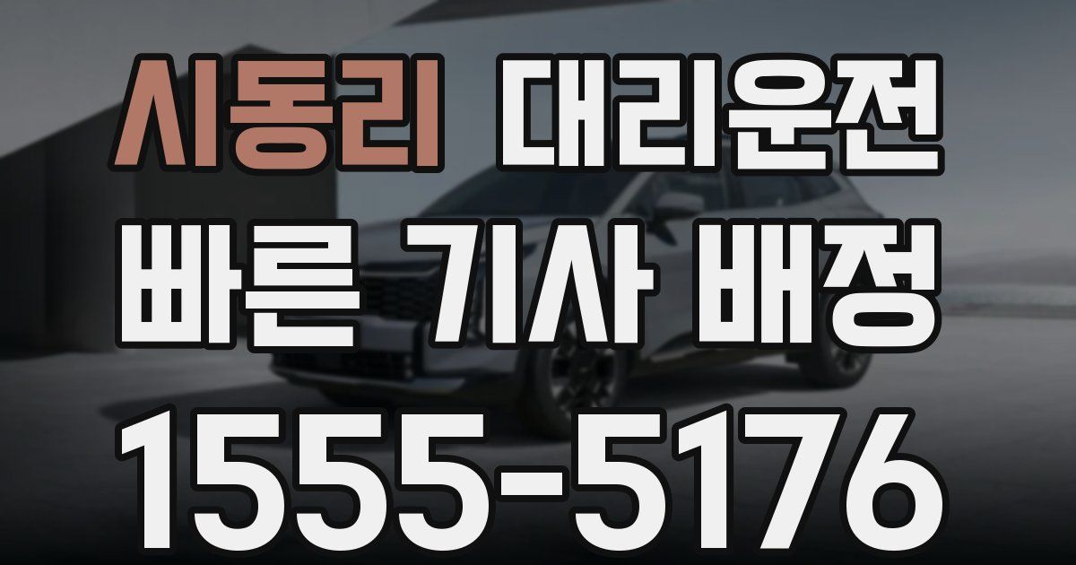 일일대리기사