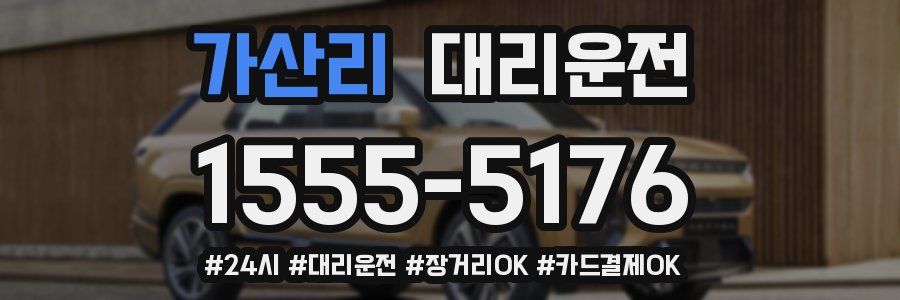 가산리 대리운전