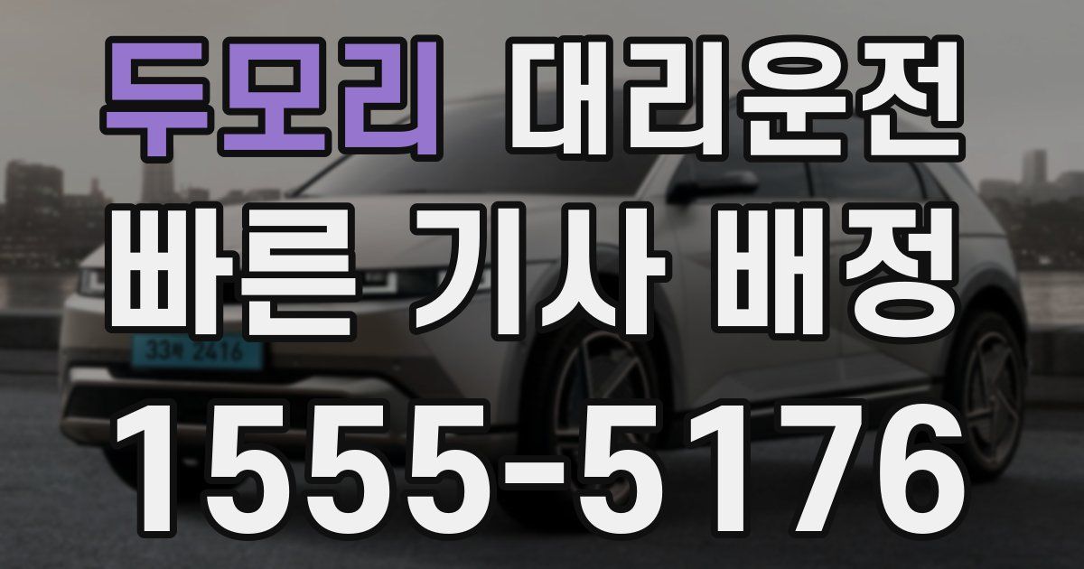 일일대리기사