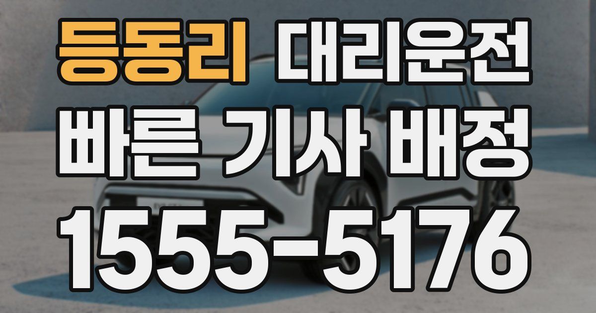 일일대리기사