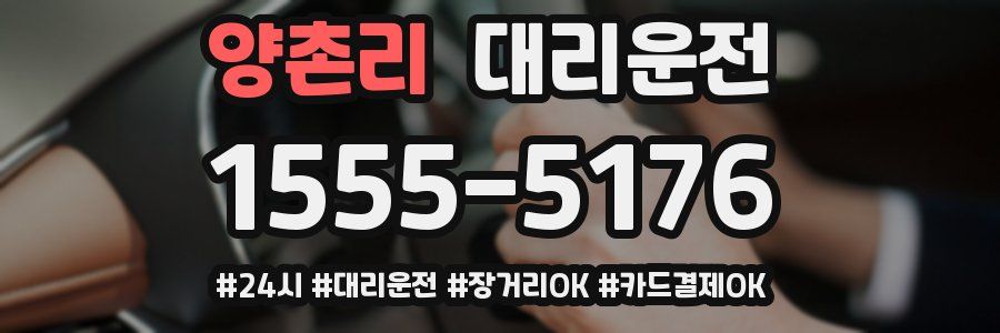 양촌리 대리운전