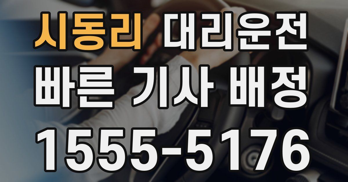 일일대리기사