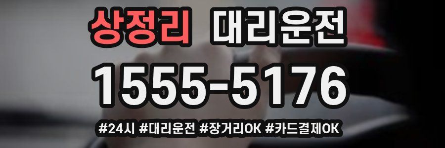 상정리 대리운전