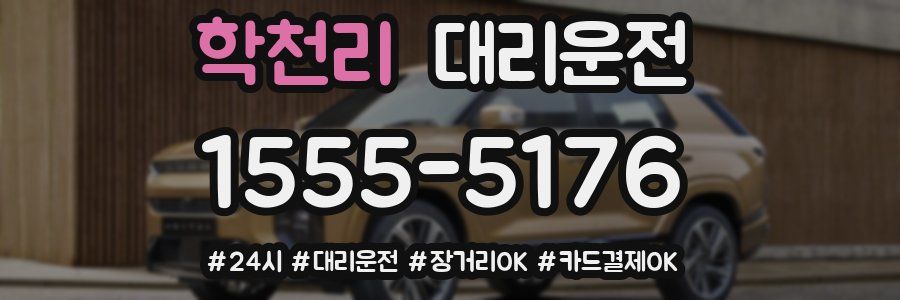 학천리 대리운전