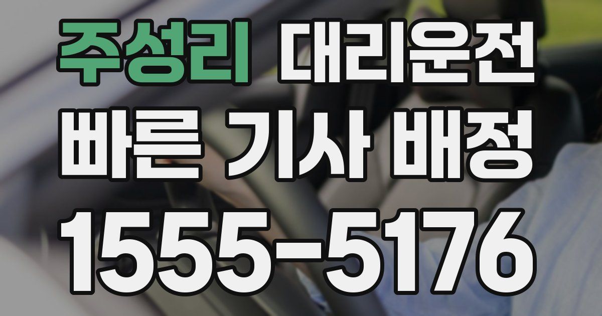 일일대리기사