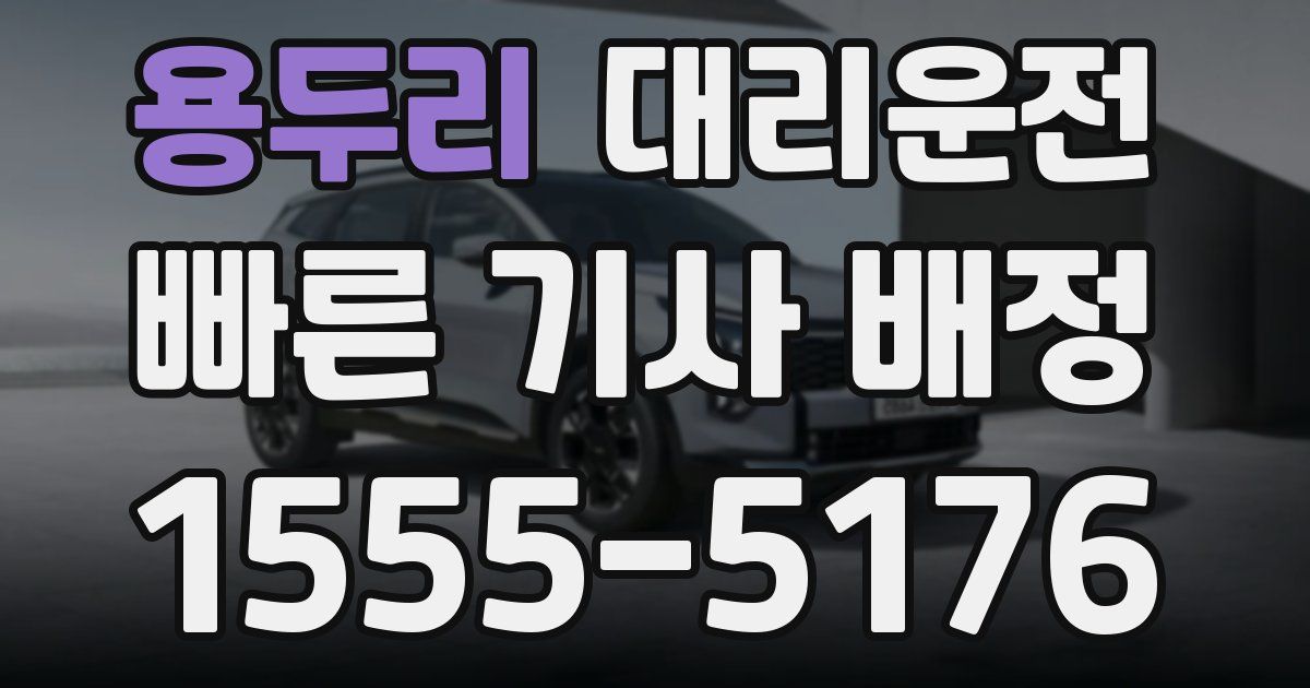 일일대리기사