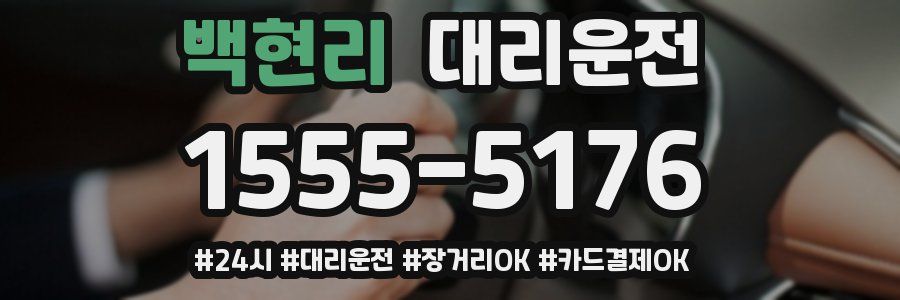 백현리 대리운전