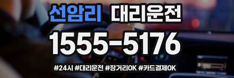 선암리 대리운전