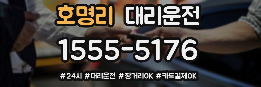 호명리 대리운전